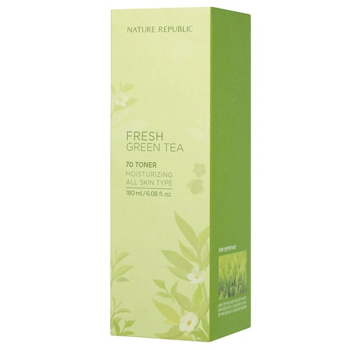 Fresh Green Tea 70 Toner, 180ml - Image 2