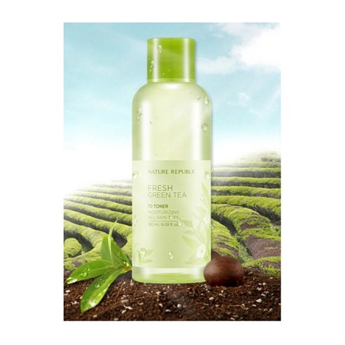 Fresh Green Tea 70 Toner, 180ml - Image 4