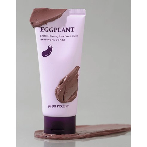 Eggplant Clearing Mud Cream Mask, 1ea - Image 2