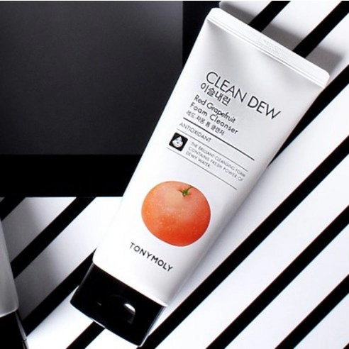 Clean Dew Red Grapefruit Cleansing Foam, 180ml - Image 3