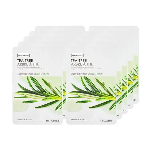 Real Nature Tea Tree Sheet Mask, 10ea - Image 2