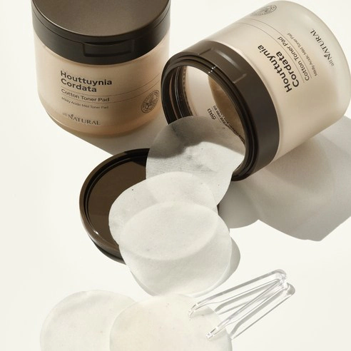 Houttuynia Cordata Cotton Toner Pad, 60ea - Image 4