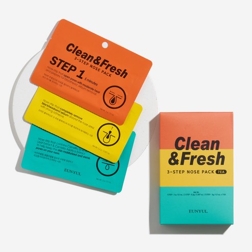 Clean & Fresh 3-Step Nose Patch, 7ea - Image 4