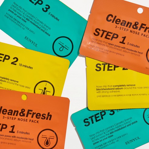 Clean & Fresh 3-Step Nose Patch, 7ea - Image 5