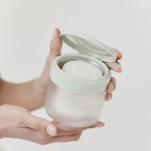 JI WOO GAE Cica BHA Blemish Toner Pad, 60ea - Image 3