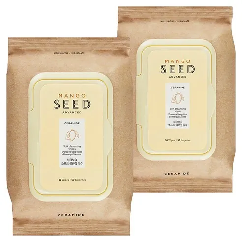 Mango Seed Silk Moisturizing Soft Cleansing Tissue, 50ea - Image 2