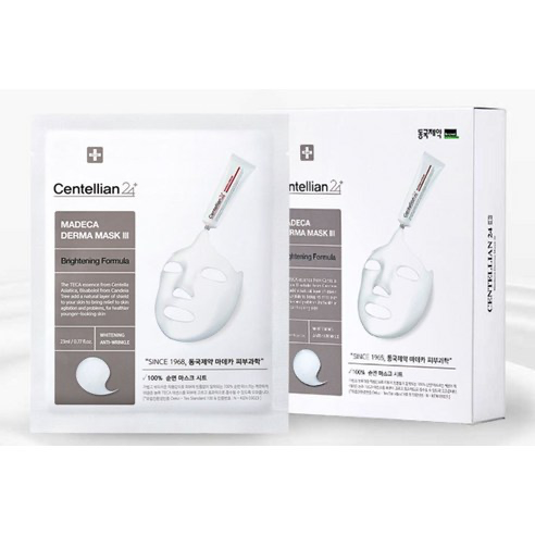 Three Brightening Formula Derma Sheet Mask, 10ea, 1pack - Image 2