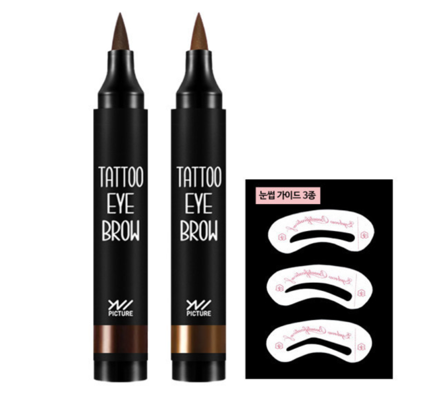 Tattoo Pen Eyebrow, 3.5g, Deep Brown, 1pack - Image 2