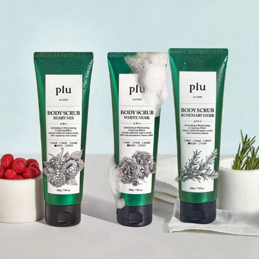 Body Scrub [Berry Mix], 200g, 1pack - Image 3