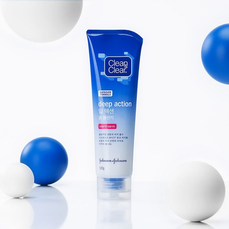 Deep Action Foam Cleanser, 120g, 1pack - Image 2