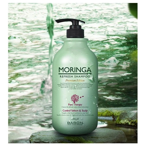 Moringa Refresh Shampoo, 1,000g, 1pack - Image 2