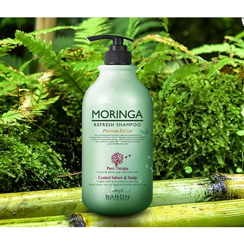 Moringa Refresh Shampoo, 1,000g, 1pack - Image 3