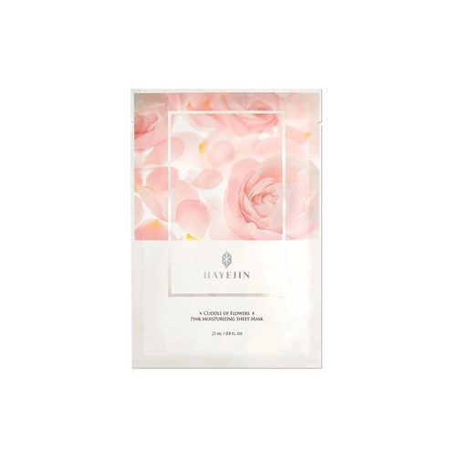 Cuddles of Flowers Pink Moisturizing Sheet Mask, 5ea, 1pack - Image 2