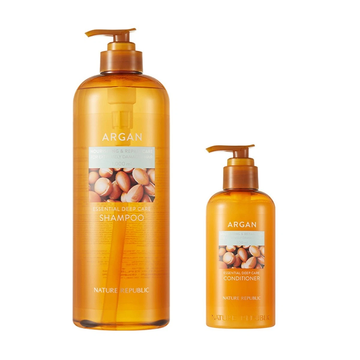 Argan Essential Deep Care Shampoo, 1000ml, 1pack - Image 2