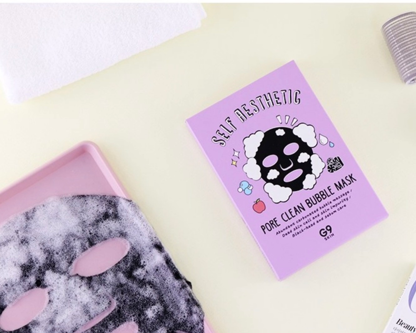 Self Esthetic Pore Clean Bubble Mask, 23ml, 1pack - Image 2