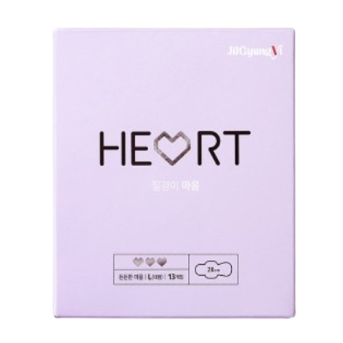 Heart Sanitary Pads Large, 14ea, 1pack - Image 2