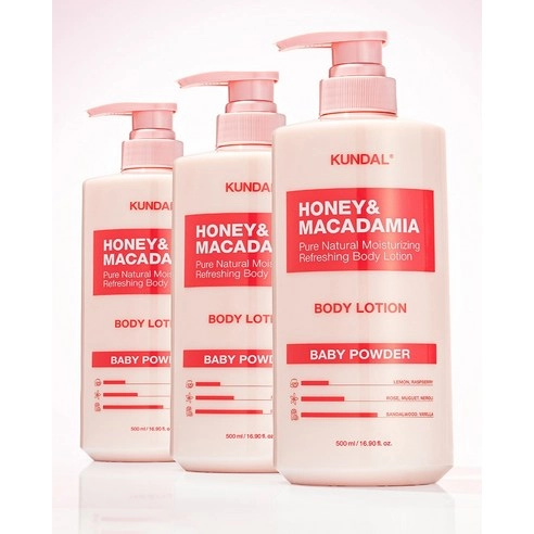 Honey & Macadamia Pure Body Lotion [White Musk], 500ml, 1pack - Image 4