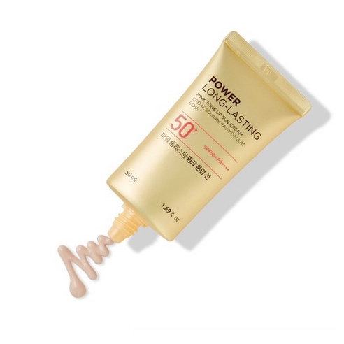 Power Long Lasting Pink Tone-up Sun Cream, 50ml, 1pack - Image 5