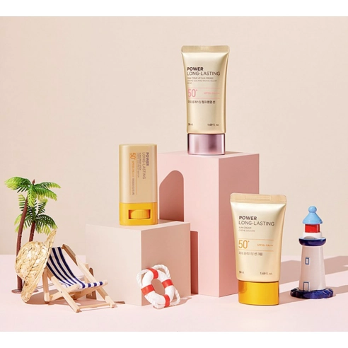 Power Long Lasting Pink Tone-up Sun Cream, 50ml, 1pack - Image 2