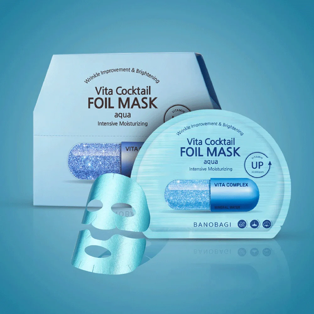 Vitamin Cocktail Foil Mask Aqua - Image 2