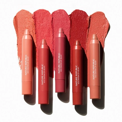 Eco Crayon Lip Velvet, 04 Chili Red, 1pack - Image 3