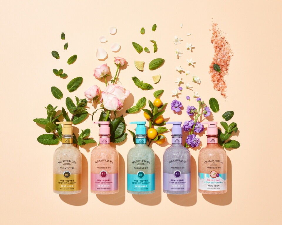 Natural Spa Scrub Body Wash [Himalayan Pink Salt], 400ml, 1pack - Image 2