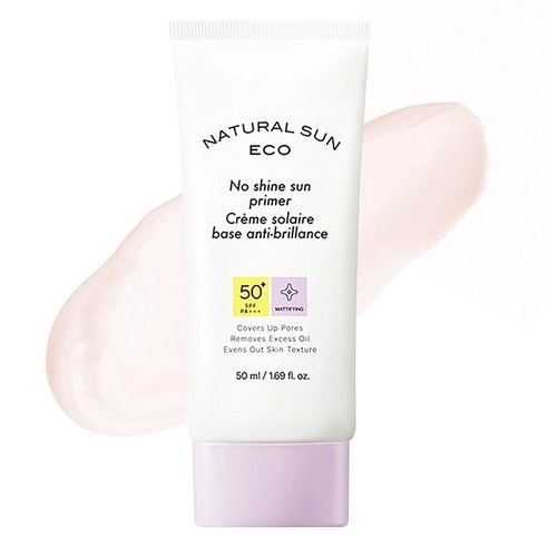 Natural Sun Eco No Shine Sun Primer, 50ml, Pink, 1pack - Image 2