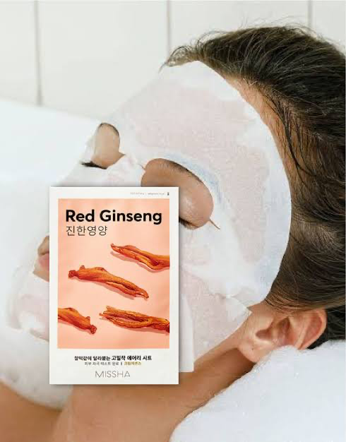 Airy Adhering Sheet Mask [Red Ginseng] - Image 3