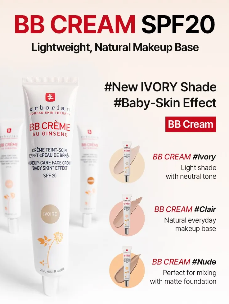 BB Cream [SPF20], 15ml, Ivory, 1pack