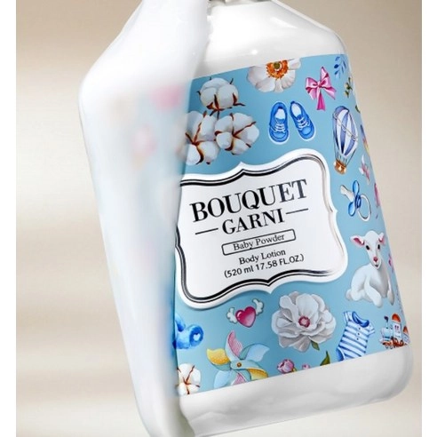 Body Lotion [Baby Powder], 520ml, 1pack - Image 5
