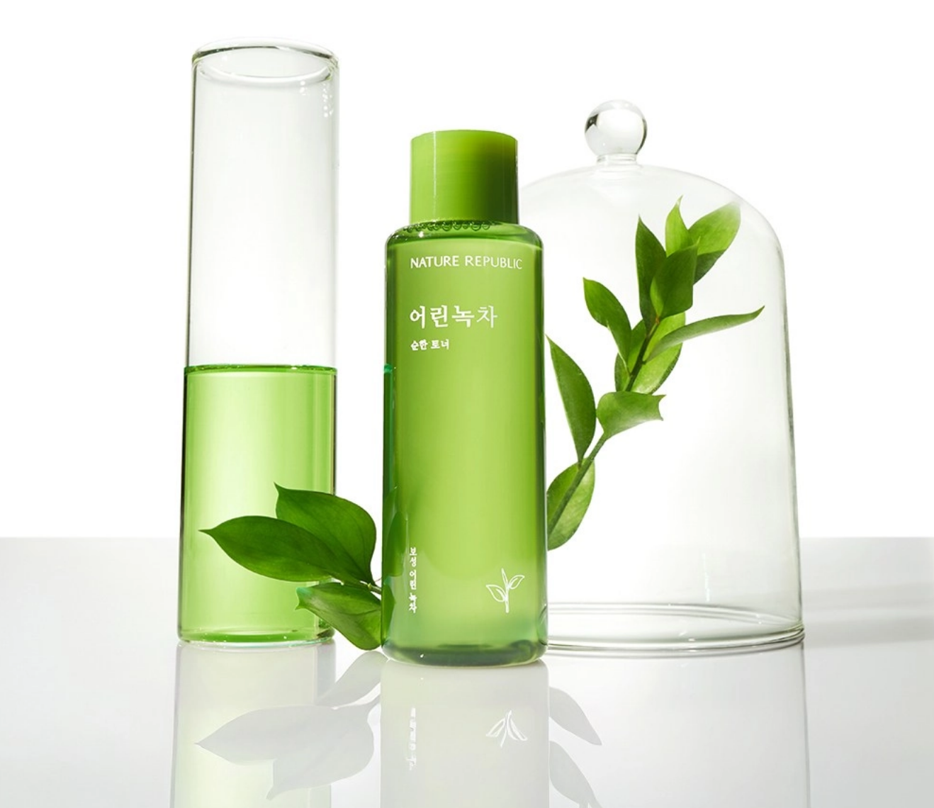 Young Green Tea Mild Emulsion, 155ml+155ml - Image 3