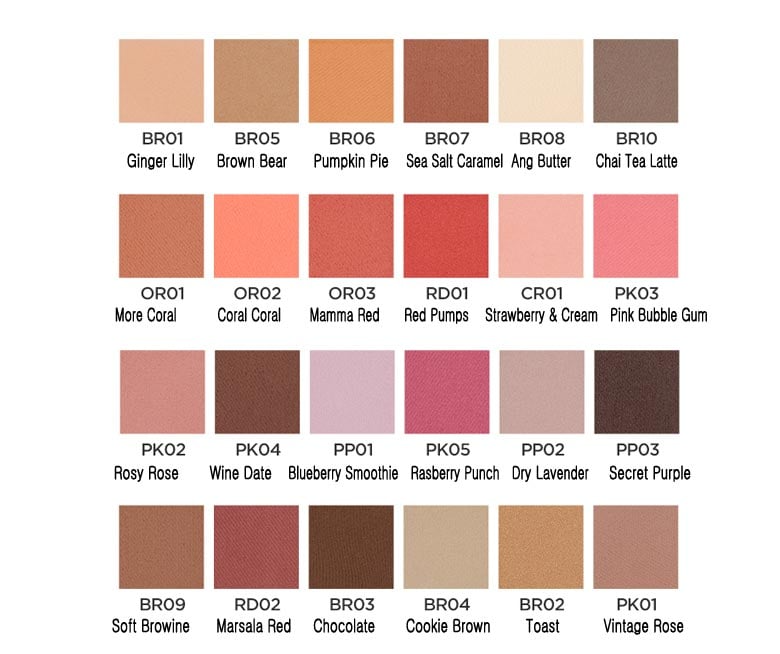 Mono Cube Eyeshadow [Matte], 1.8g, PK01 Vintage Rose, 1pack - Image 2