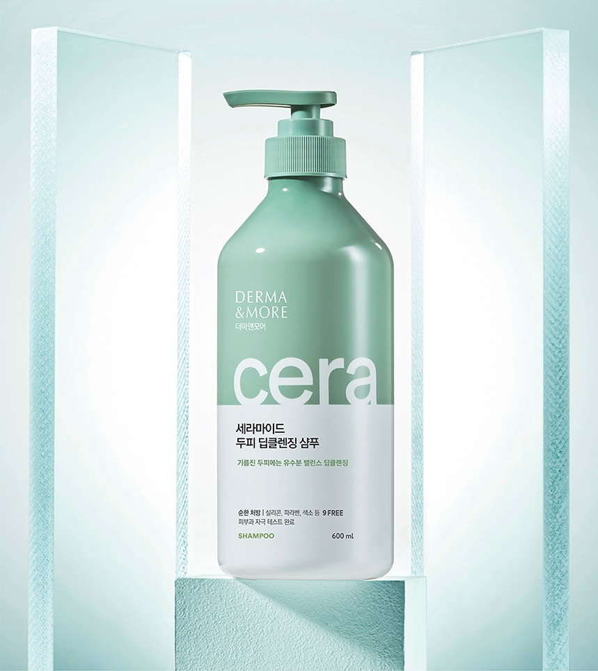 Ceramide Scalp Deep Cleansing Shampoo, 600ml, 1pack - Image 3