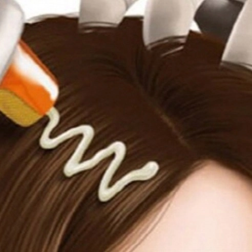 Shampoo-like Easy Dyeing, 60g, Dark Brown, 1pack - Image 2