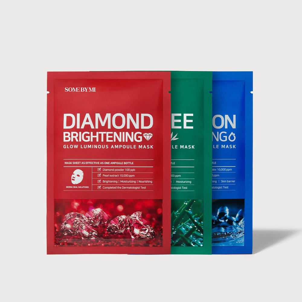 Red Diamond Brightening Glow Luminous Ampoule Mask, 10ea, 1pack - Image 2