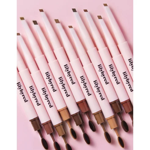 Hard Flat Brow Pencil, 0.17g, 02 Medium Brown, 1pack - Image 3
