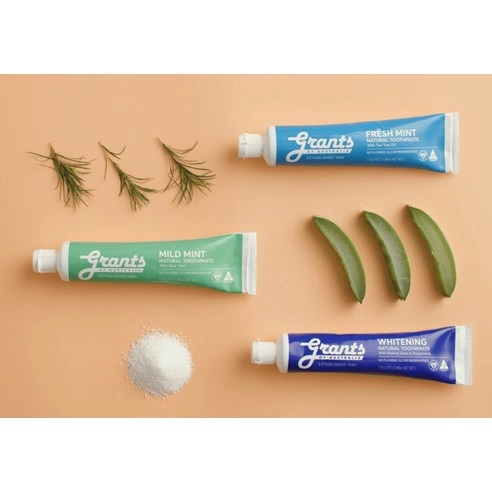 Mild Mint Natural Toothpaste (with Aloe Vera) - Image 4