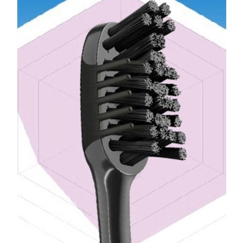 Cross Action Whitening Charcoal Toothbrush - Image 2