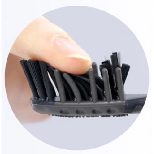 Cross Action Whitening Charcoal Toothbrush - Image 6