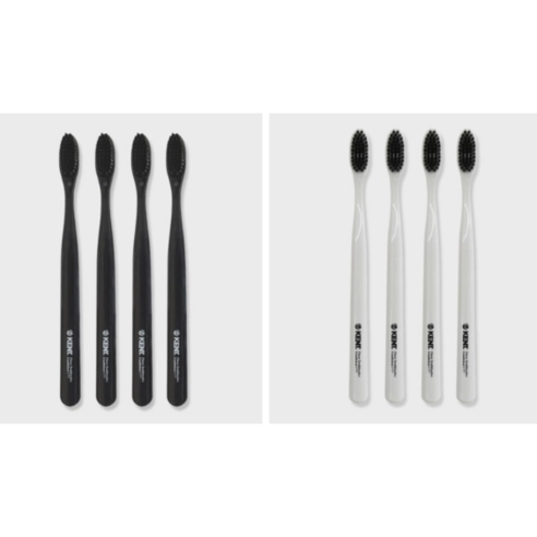 Charcoal Ultra Fine Bristle Toothbrush, 8ea, 1pack - Image 4