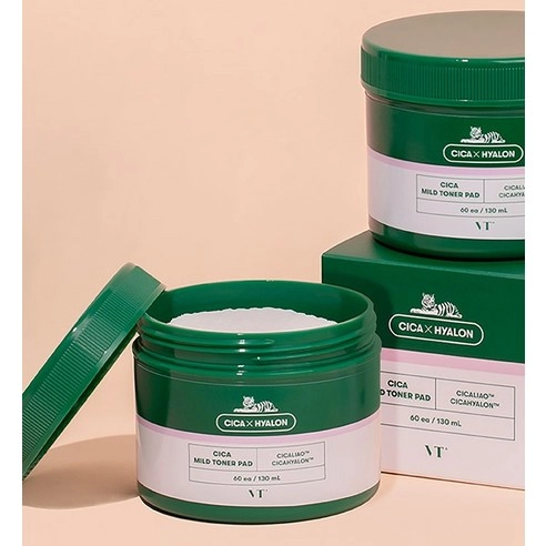 Cica Mild Toner Pad, 60ea, 1pack - Image 2