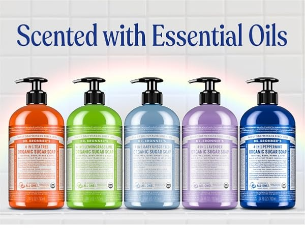 Organic Sugar Soap [Lavender], 360ml, 1pack - Image 2