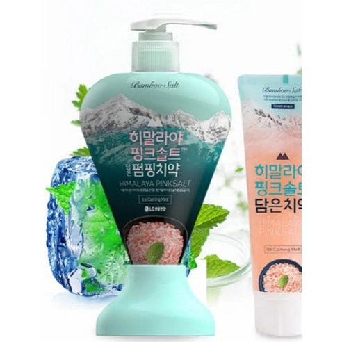 Himalaya Pinksalt Pumping Toothpaste [Ice Calming Mint] - Image 2
