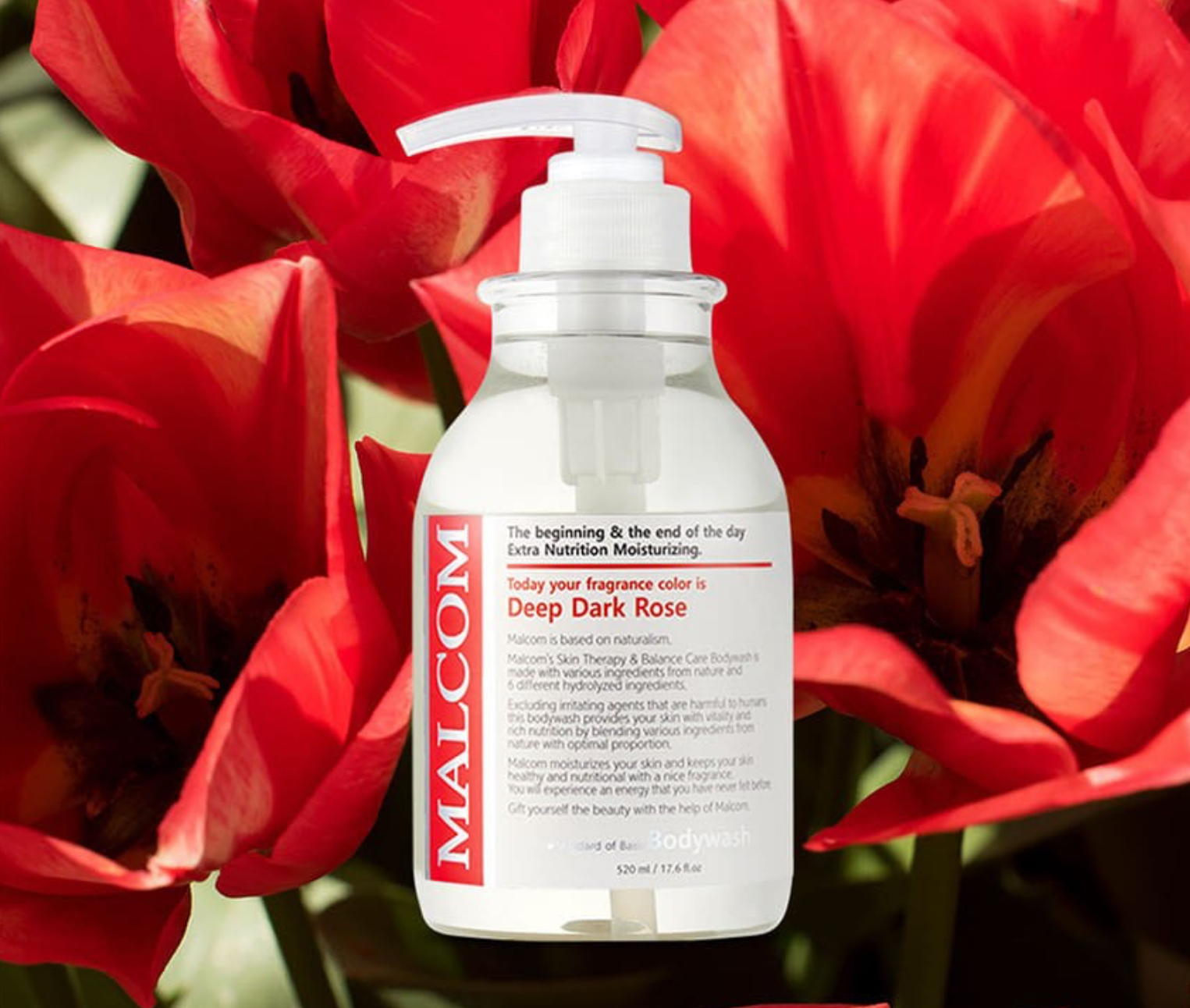 Deep Dark Rose Body Wash, 520ml, 1pack - Image 2