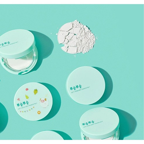 Soft Finish Powder Pact, 9g, Mint, 1pack - Image 7