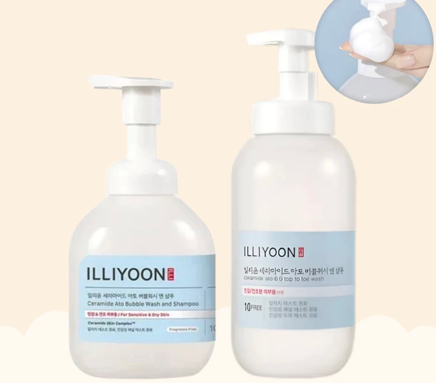 Ceramide Ato Bubble Wash and Shampoo, 400ml, 1pack - Image 3