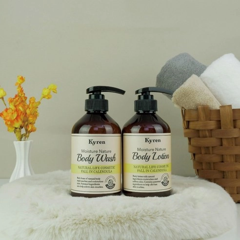 Moisture Nature Body Lotion [Baby Rose], 500ml, 1pack - Image 4