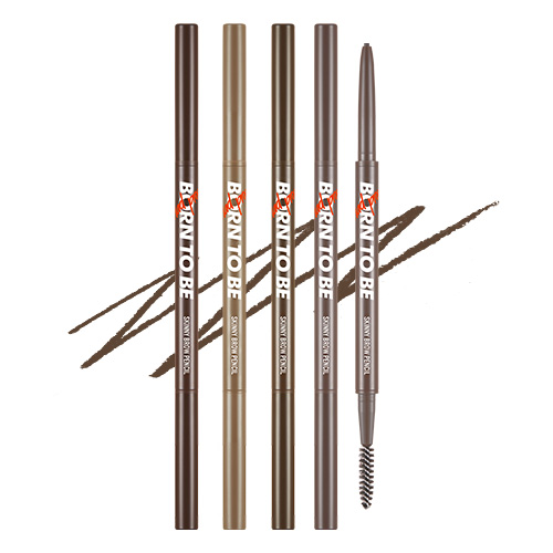 Born to Be Madproof Skinny Brow Pencil, 0.08g, 01 Brown, 1pack - Image 3