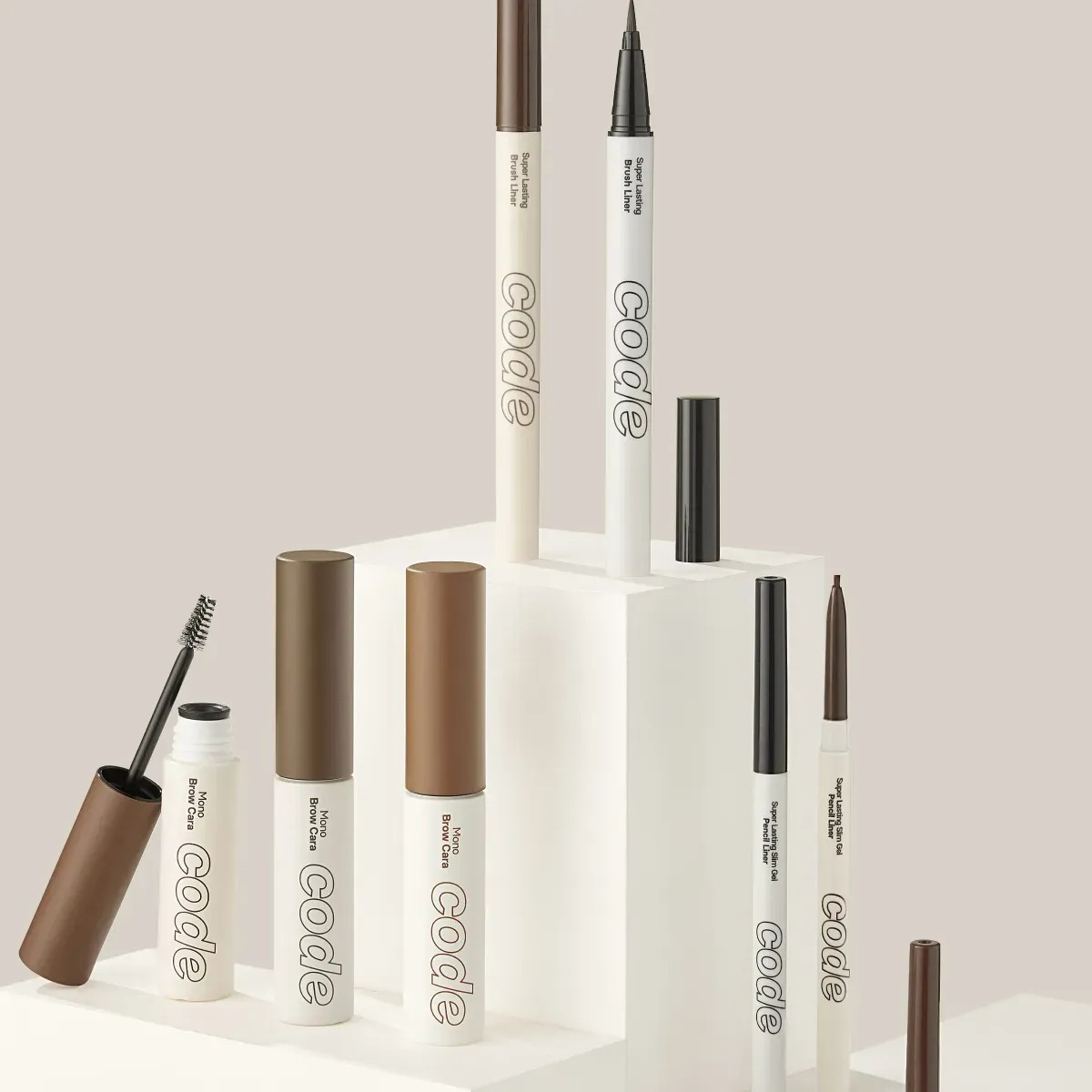 P. Super Lasting Brush Liner, 0.6g, 02 Brown, 1pack - Image 2