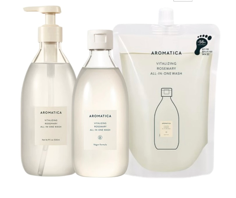 Vitalizing Rosemary All-In-One Wash, 300ml, 1pack - Image 4